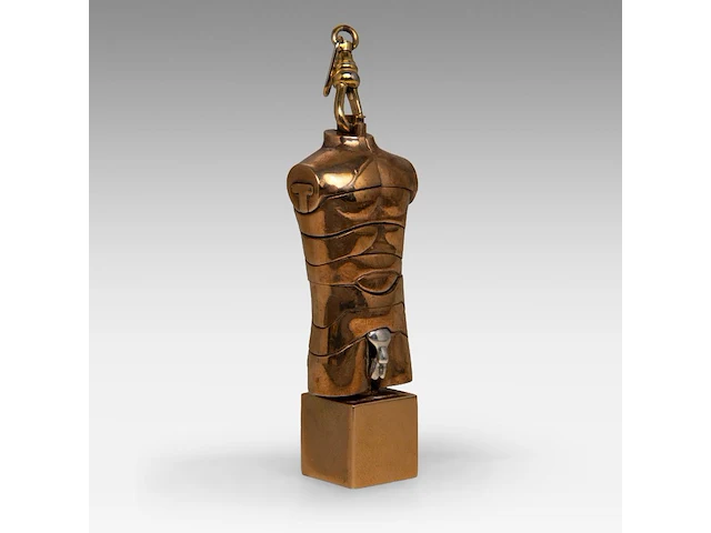 Miguel berrocal (1933-2006), 'microdavid' pendant, bronze 6 cm. (2.35 in.) - afbeelding 1 van  8