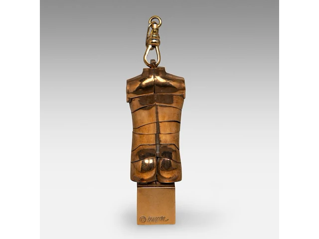 Miguel berrocal (1933-2006), 'microdavid' pendant, bronze 6 cm. (2.35 in.) - afbeelding 3 van  8
