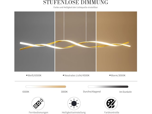 Mikeru golf-hanglamp - afbeelding 3 van  4