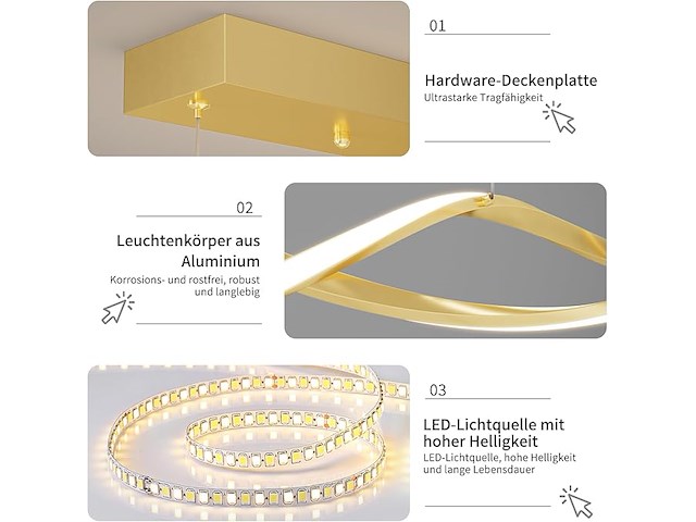 Mikeru golf-hanglamp - afbeelding 4 van  4