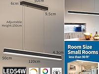 Mikeru led hanglamp (120 cm) - afbeelding 3 van  6