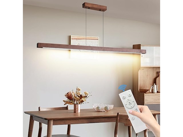 Mikeru walnoot led hanglamp (120 cm) - afbeelding 4 van  6