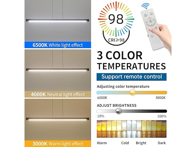 Mikeru walnoot led hanglamp (120 cm) - afbeelding 5 van  6