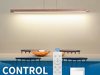 Mikeru walnoot led hanglamp (150 cm) - afbeelding 2 van  6