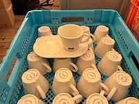 Miko partij koffietassen en ondertassen - afbeelding 5 van  5