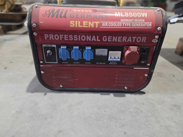 Mil germany - 2013 - ml8500w/powx510 - stroomgenerator - afbeelding 1 van  4