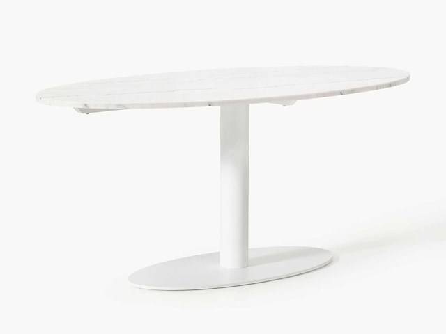 Miley ovale marmeren tafel - westwing collectie - afbeelding 1 van  4