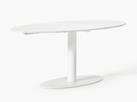 Miley ovale marmeren tafel - westwing collectie - afbeelding 1 van  4