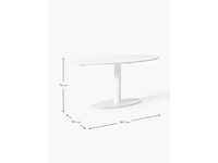 Miley ovale marmeren tafel - westwing collectie - afbeelding 4 van  4