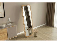 Milieuvriendelijke spiegel met frame en wandbeugel in 100% mdf xl - afbeelding 4 van  6