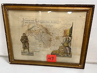 Militaire ere-diploma - afbeelding 1 van  2