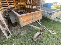 Militaire kipper – houten aanhanger autotrailer - afbeelding 2 van  8