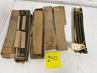 Militaria 6 x doos met 3 engelse antenna rods - afbeelding 1 van  3