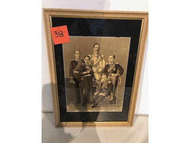 Militaria kader duitse keizer wilhelm & zonen - afbeelding 1 van  1