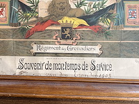 Militaria kader "souvenir de service" 1903 - afbeelding 3 van  4