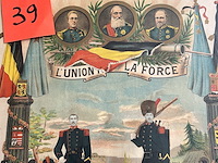Militaria kader "souvenir de service" 1903 - afbeelding 4 van  4