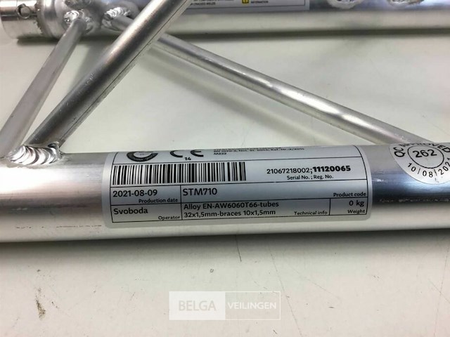 Milos aluminium trusslengte dt22 71cm incl. couplers - afbeelding 2 van  3
