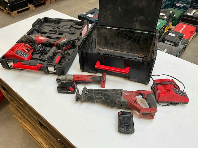 Milwaukee accugereedschap (3x) - afbeelding 1 van  10