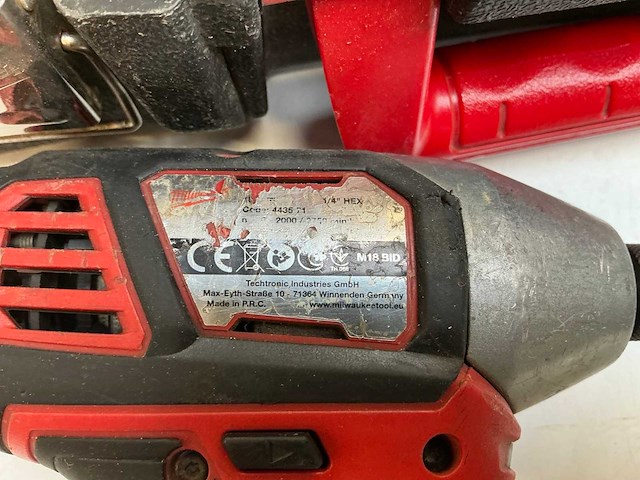 Milwaukee accugereedschap (4x) - afbeelding 12 van  12