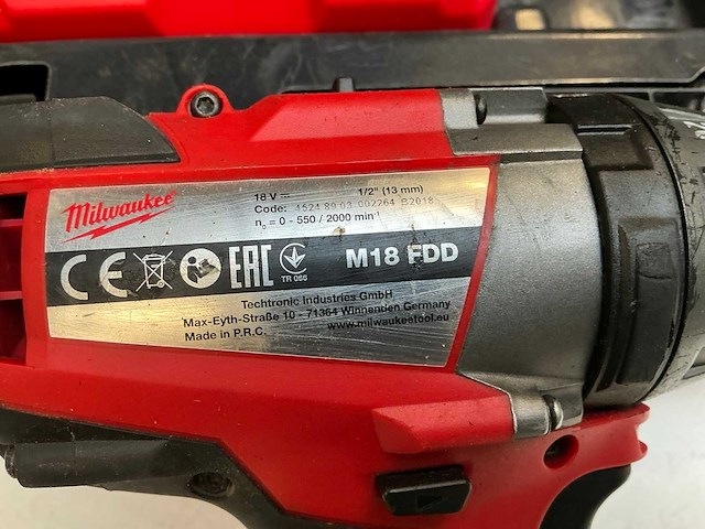 Milwaukee boormachine (2x) - afbeelding 3 van  7