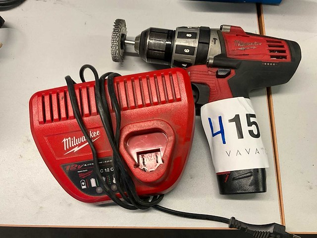 Milwaukee c 12 pd accu boormachine - afbeelding 1 van  4
