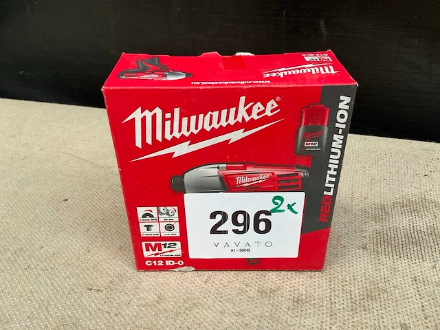 Milwaukee c12 id-0 slagschroefboormachine (2x) - afbeelding 4 van  5