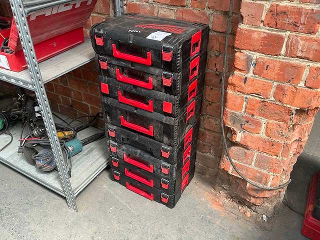 Milwaukee diverse machinekoffers (9x) - afbeelding 1 van  5