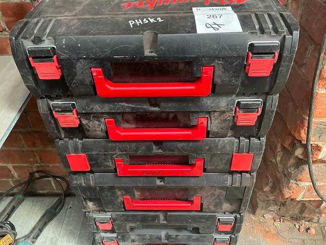 Milwaukee diverse machinekoffers (9x) - afbeelding 4 van  5