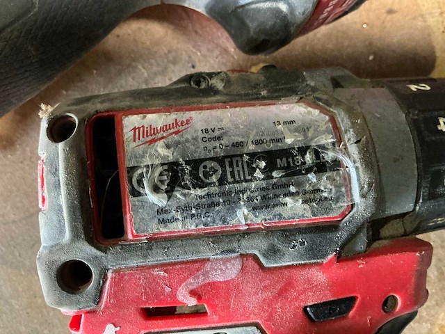 Milwaukee gereedschappen (4x) - afbeelding 11 van  12