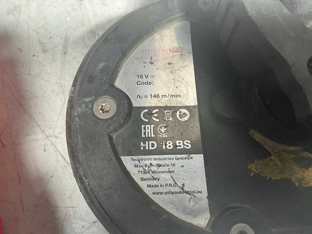 Milwaukee hd 18 bs bandzaagmachine - afbeelding 7 van  7