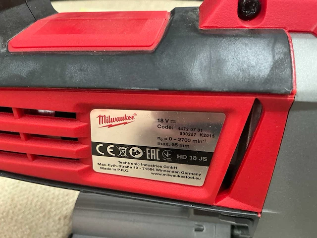 Milwaukee hd18 js decoupeerzaag - afbeelding 4 van  4