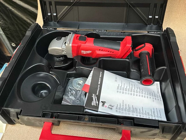 Milwaukee hd28 ag 125 accu haakse slijper - afbeelding 5 van  6