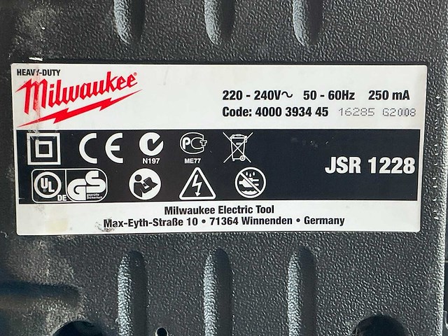 Milwaukee jsr1228 heavy duty werfradio - afbeelding 4 van  4