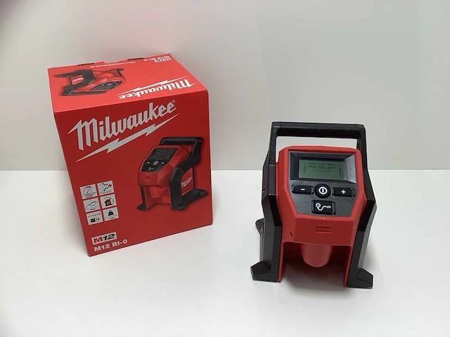 Milwaukee m12 bi-0 accu bandenpomp / inflator - afbeelding 1 van  8