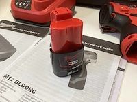 Milwaukee m12 blddrc-202c accu schroefboormachine 12v 2.0ah in koffer - afbeelding 5 van  8