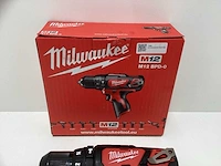 Milwaukee m12 bpd-0 boormachine - afbeelding 5 van  5