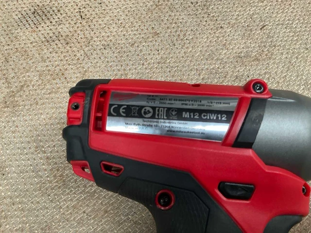 Milwaukee m12 ciw12 slagmoersleutel - afbeelding 5 van  6
