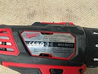 Milwaukee m12 pcg / m12 bddx kitspuit / schroefboormachine - afbeelding 8 van  8
