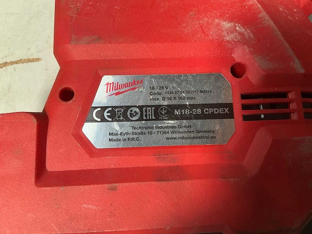 Milwaukee m18-28 cpdex stofafzuig unit (2x) - afbeelding 7 van  7