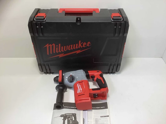 Milwaukee m18 blh-0 accu combihamer sds-plus - afbeelding 1 van  9