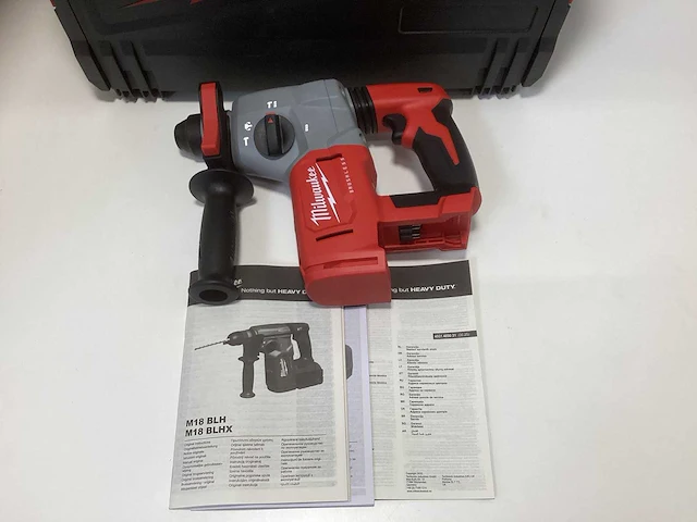 Milwaukee m18 blh-0 accu combihamer sds-plus - afbeelding 2 van  9
