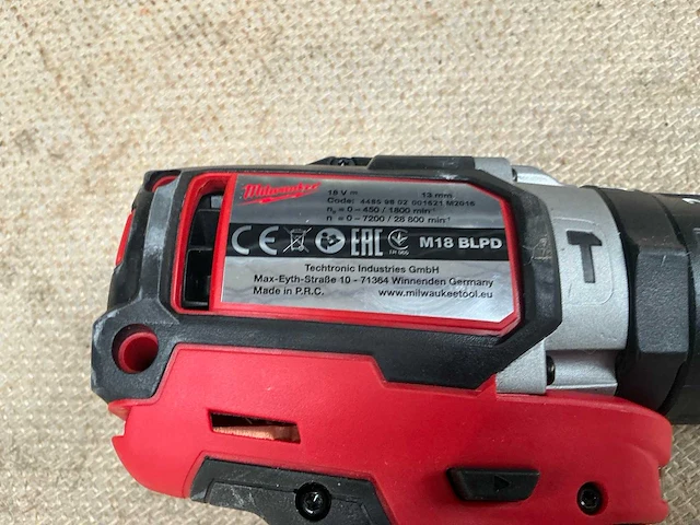 Milwaukee m18 blpd schroefboormachine - afbeelding 2 van  4
