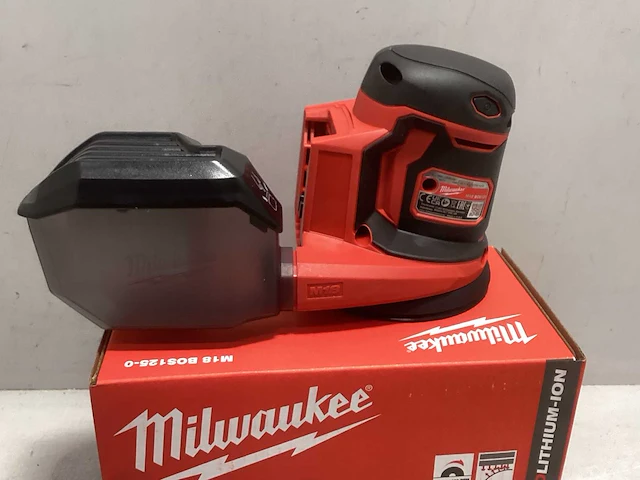 Milwaukee m18 bos125-0 18v li-ion accu excentrische schuurmachine body - 125mm - afbeelding 3 van  5