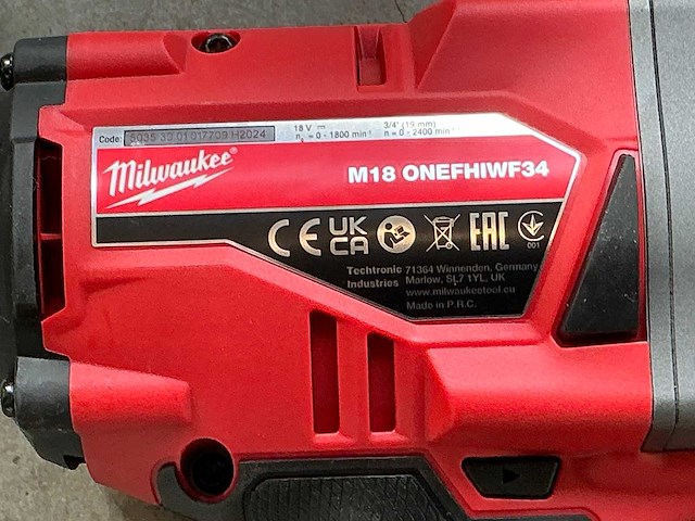 Milwaukee m18 onefhiwf34 accu slagmoersleutel - afbeelding 3 van  5