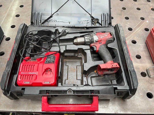 Milwaukee m18fdd boormachine - afbeelding 1 van  3