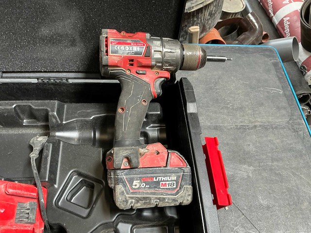 Milwaukee m18fdd3 schroefboormachine - afbeelding 3 van  5