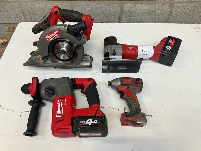 Milwaukee overig accugereedschap (4x) - afbeelding 1 van  13