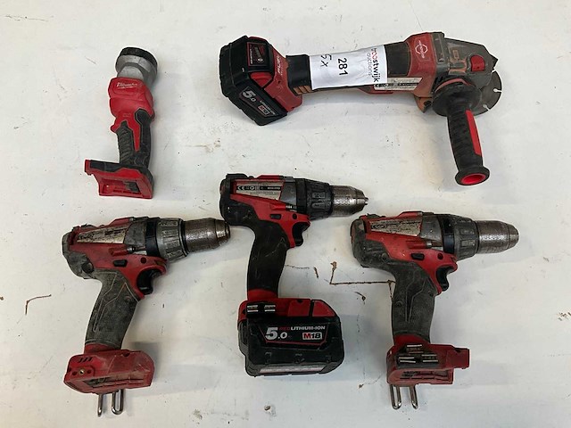 Milwaukee overig accugereedschap (5x) - afbeelding 1 van  13