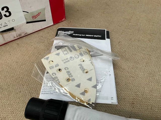 Milwaukee pds 13 handschuurmachine - afbeelding 5 van  7