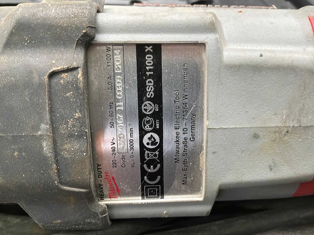 Milwaukee ssd1100x reciprozaagmachine - afbeelding 3 van  3